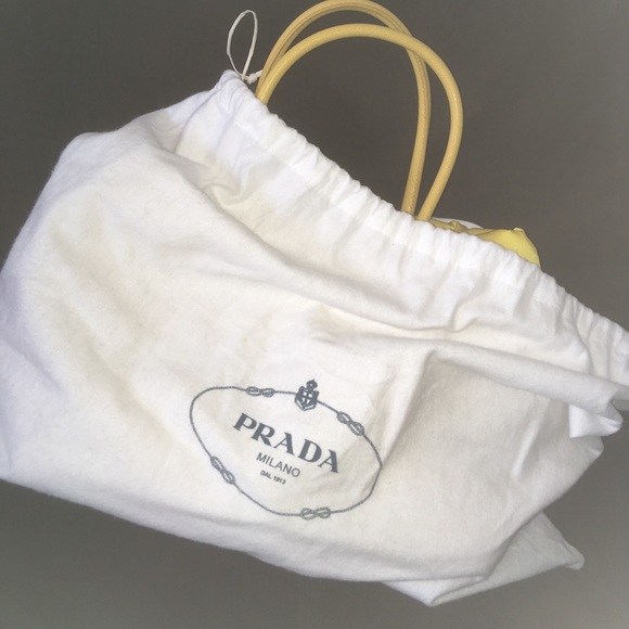 Tessuto Bomber Giallo Prada Bag - Picture 3 of 8